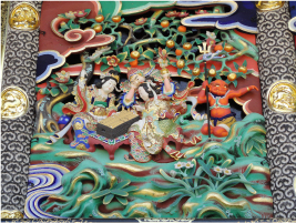 奥殿－北面・大羽目彫刻